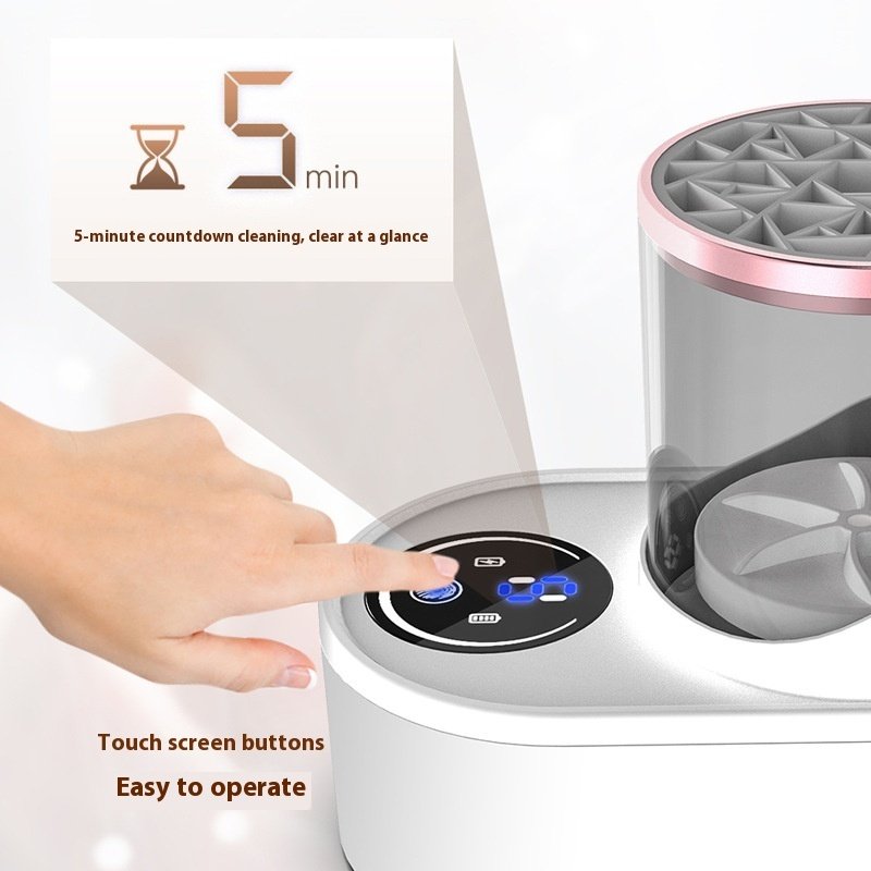 Electric Makeup Brush Cleaner | Automatic Rechargeable Cleaning Tool - Image 4