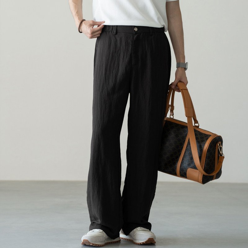 Breathable Textured Casual Pants For Men - Image 5