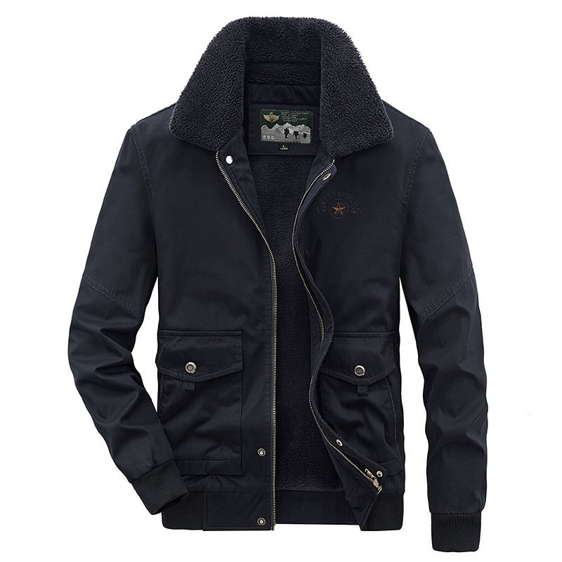 Men’s Multi-Pocket Cotton Utility Jacket – Casual Outdoor Gear - Image 9