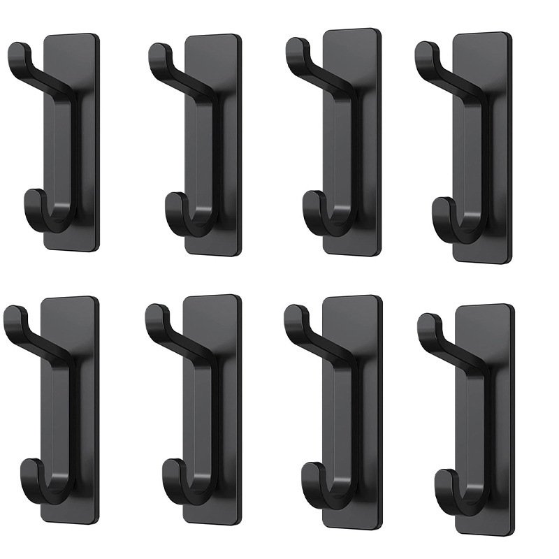 Stainless Steel Wall Hooks: Heavy Duty Solid Color Clothes Hanger - Image 4