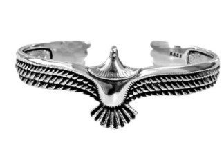 Viking Eagle Bracelet: Vintage Nordic Style Adjustable Bangle - Image 6