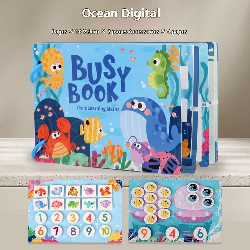 Montessori Quiet Book for Kids: Logical Thinking Early Learning Toy - Image 4