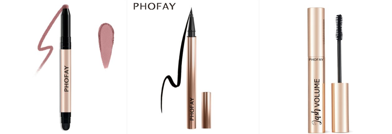 PHOFAY Eyeshadow Stick | Highly Pigmented Waterproof Cream Eye Makeup Crayon - Image 3