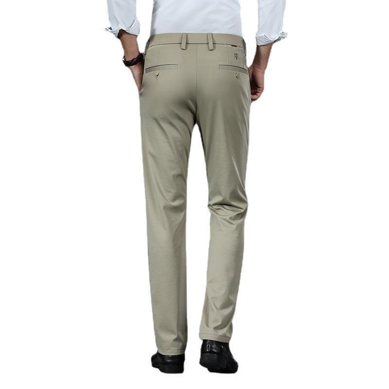 Men's Slim Fit Ice Silk Pants | Lightweight Cooling Casual Trousers - Image 3