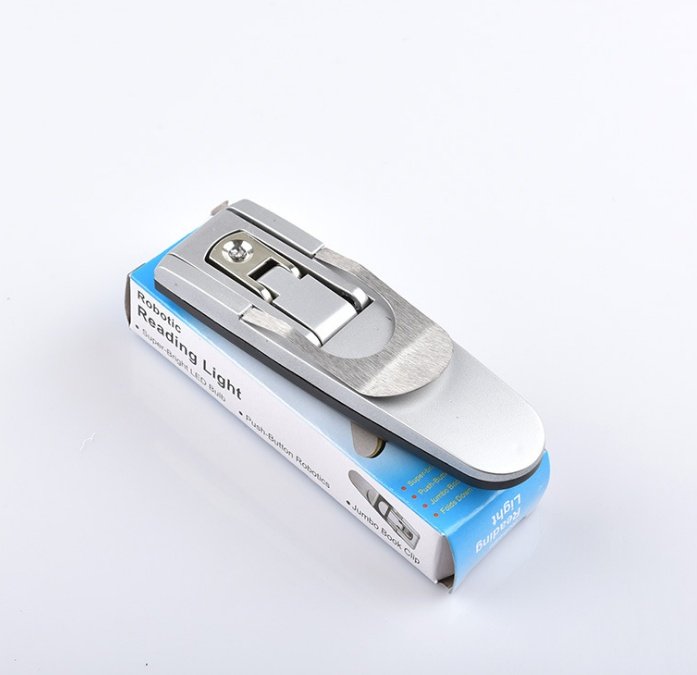 LED Folding Book Light: Portable Clip-on Reading Lamp for Bed - Image 2