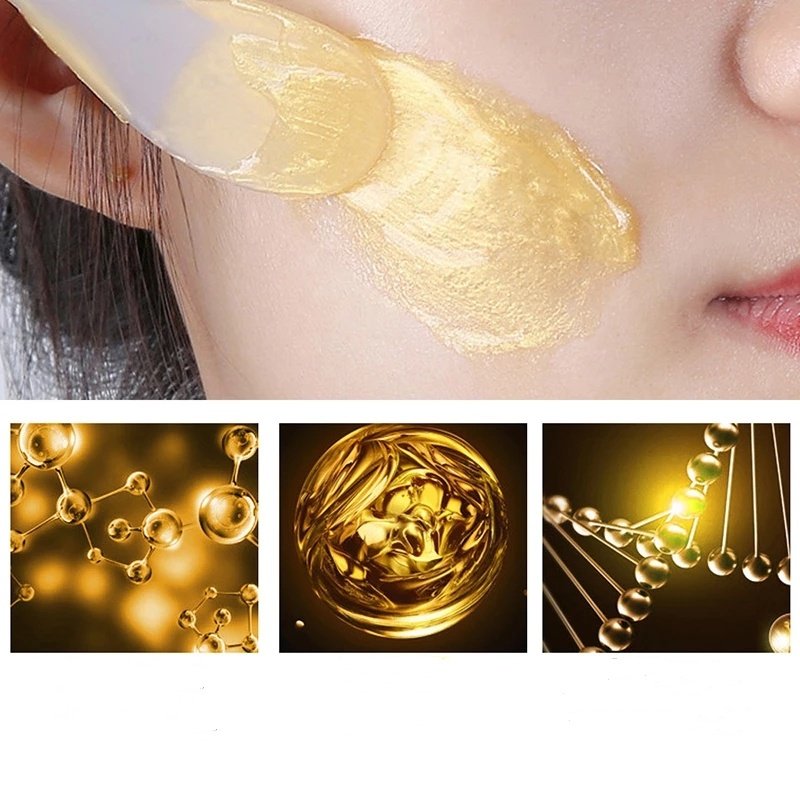 Gold Foil Snail Hydrating Tear-Off Peel-Off Face Mask - Image 9