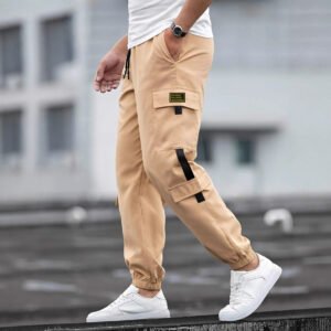 Men's Retro Cargo Joggers | Casual Utility Work Pants