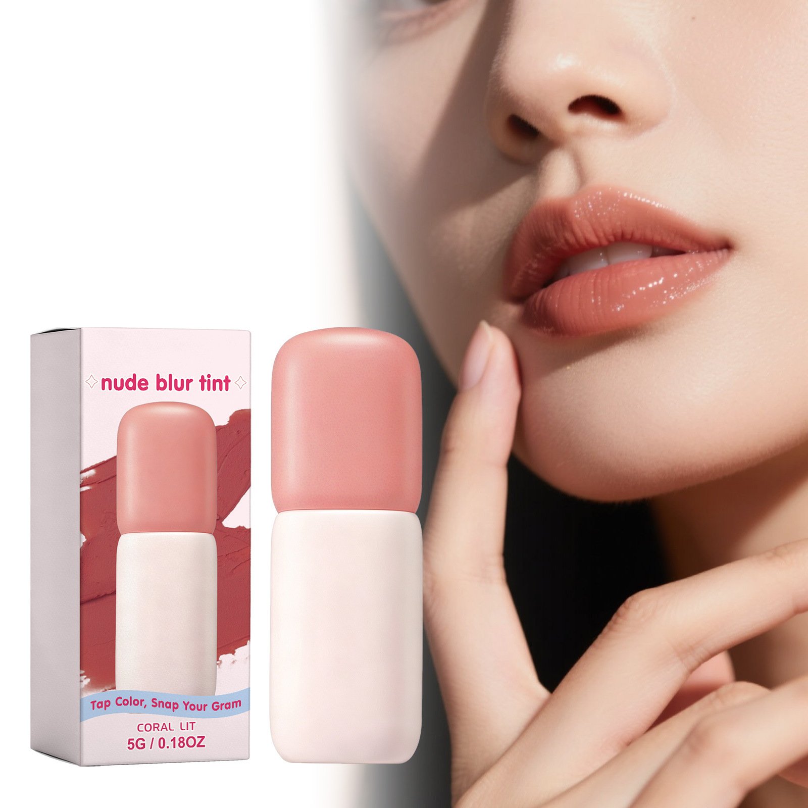 2-in-1 Liquid Matte Blush and Lip Gloss | Silky Lightweight Makeup Tint
