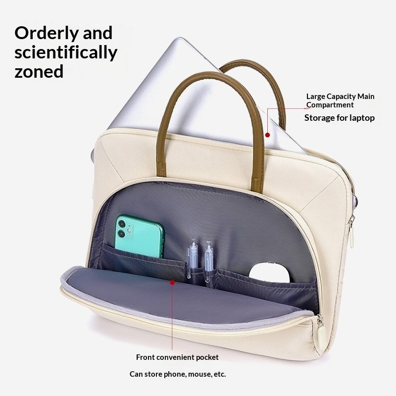 Shockproof Laptop Briefcase | Protective Notebook Shoulder Bag - Image 3