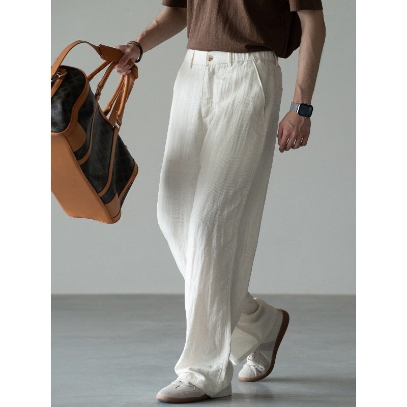 Breathable Textured Casual Pants For Men - Image 6