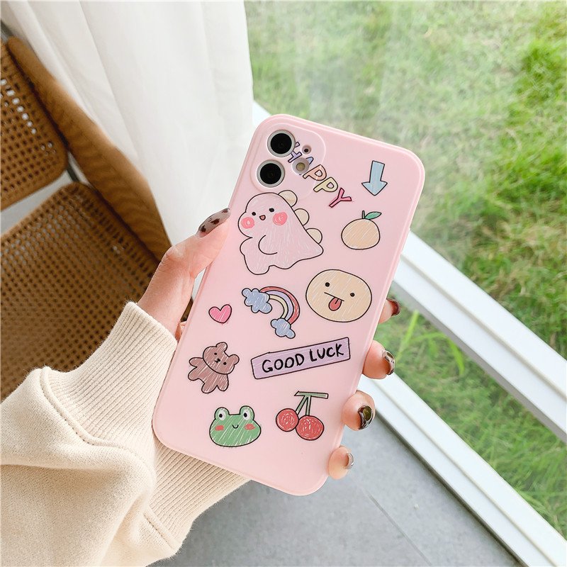 Rubik's Cube TPU Mobile Phone Case All-Inclusive Lens Cover for iPhone 7 8 X 11 12 13 Pro Max - Image 3