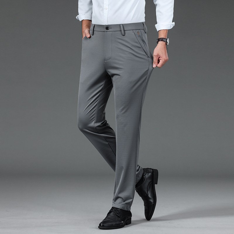 Men's Slim Fit Ice Silk Pants | Lightweight Cooling Casual Trousers - Image 5