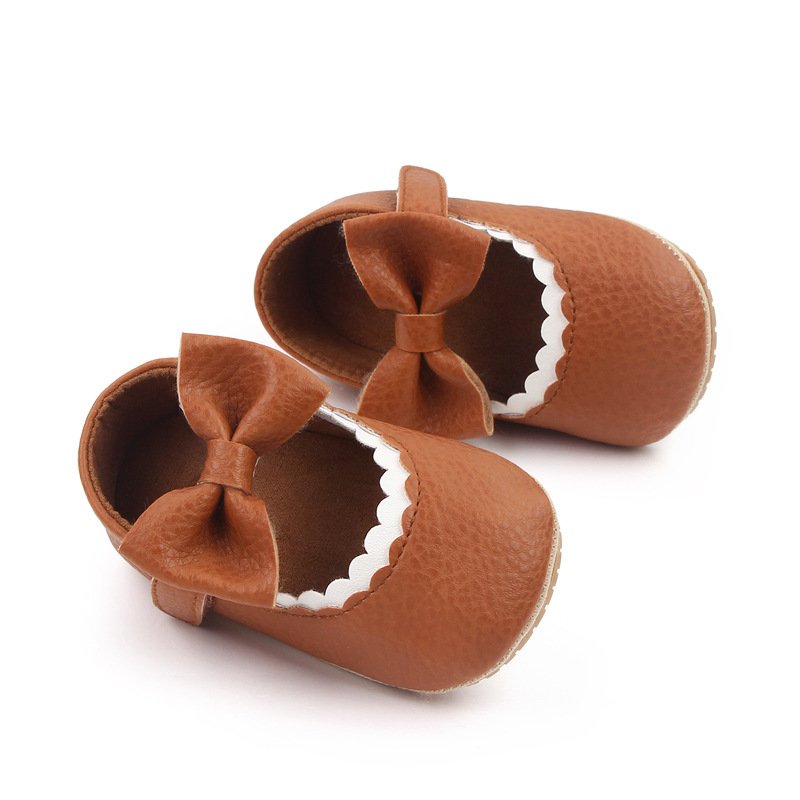 Classic PU Leather Baby & Toddler Walking Shoes - Image 5