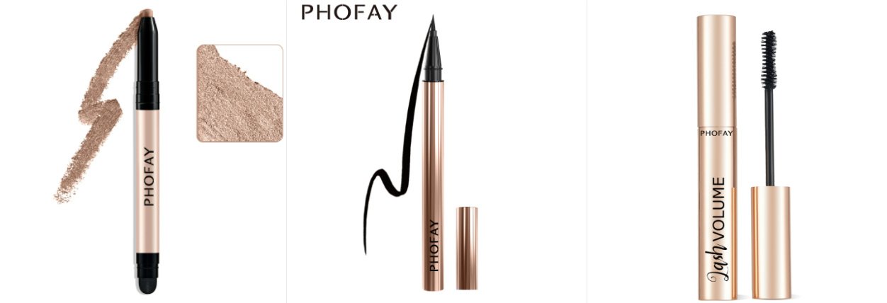 PHOFAY Eyeshadow Stick | Highly Pigmented Waterproof Cream Eye Makeup Crayon - Image 4