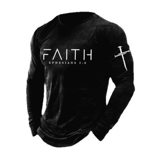 Mens Casual Long Sleeve Shirt | Custom Round Neck Summer Pullover - Image 9