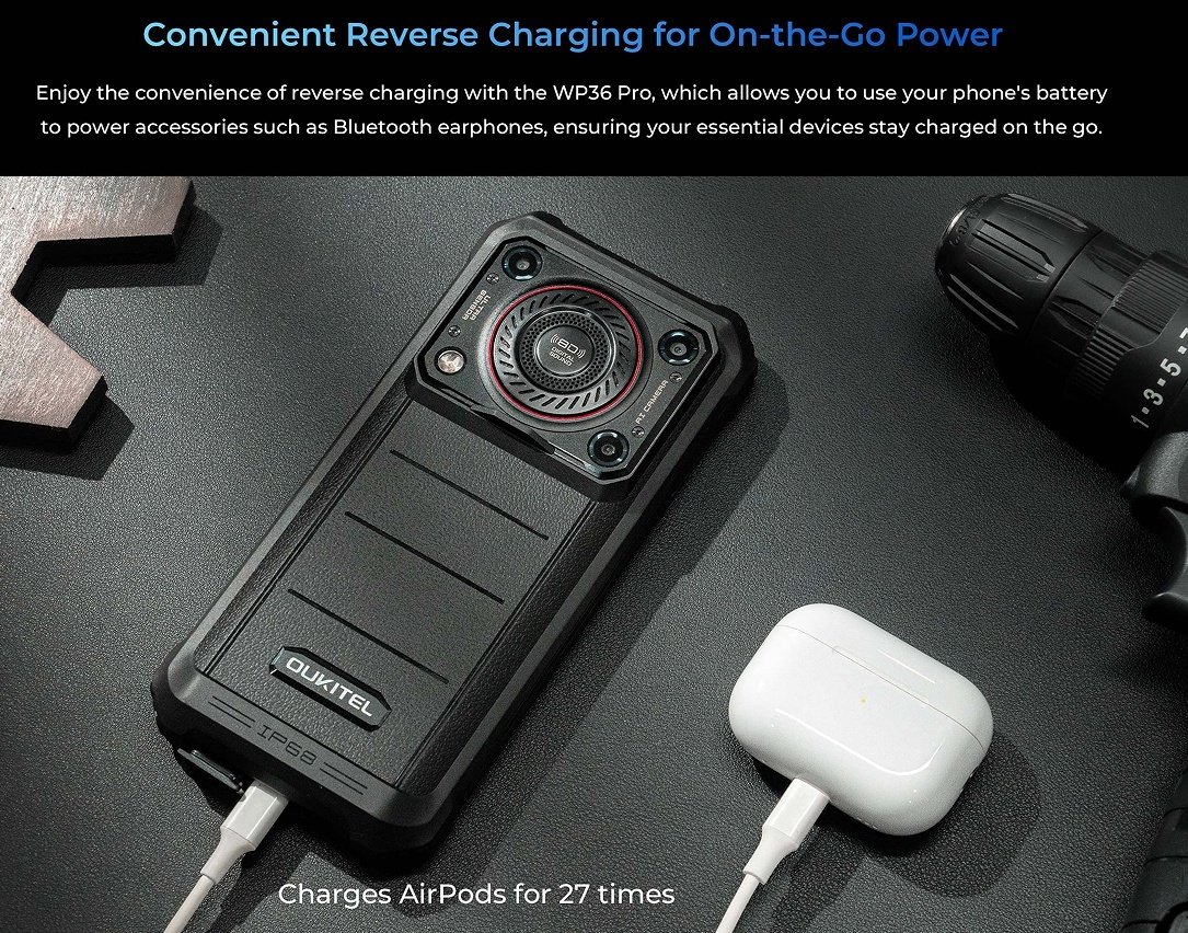 Oukitel WP36 Pro Rugged Smartphone | 10600mAh Battery 4G Cell Phone - Image 9