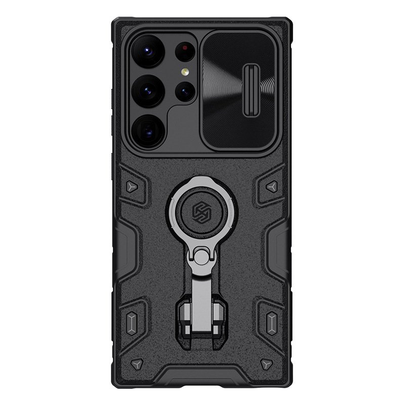 Lens Push Cover Ring Bracket Shockproof Case for Samsung Galaxy S23 Ultra - Image 6