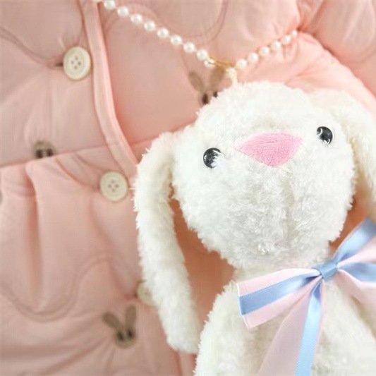 Girls' Thickened Cotton Padded Winter Jacket – Warm Western Style Coat - Image 2