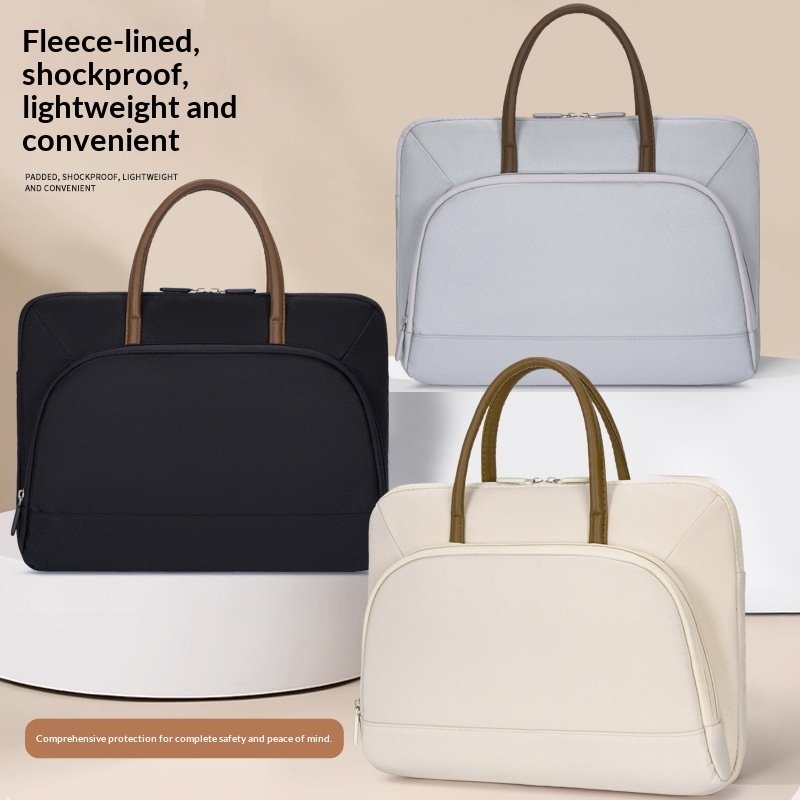 Shockproof Laptop Briefcase | Protective Notebook Shoulder Bag