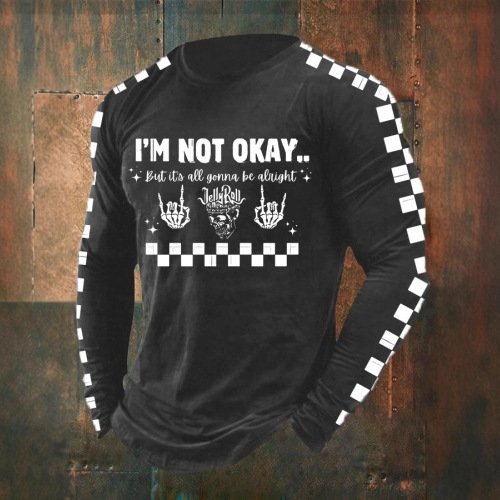 Mens Casual Long Sleeve Shirt | Custom Round Neck Summer Pullover - Image 2