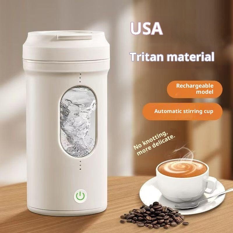 Rechargeable Electric Stirring Cup – Leak-Proof Sports Shake Mug