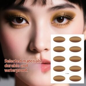 Instant Temporary Eyeshadow Stickers | Waterproof Eyelid Makeup Decals for Festivals & Parties