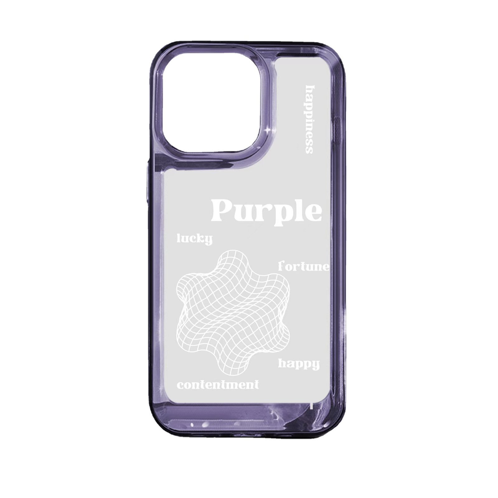 Dark Purple Clear Acrylic Space Case for iPhone 14 13 12 11 XR X 8 7 - Image 10