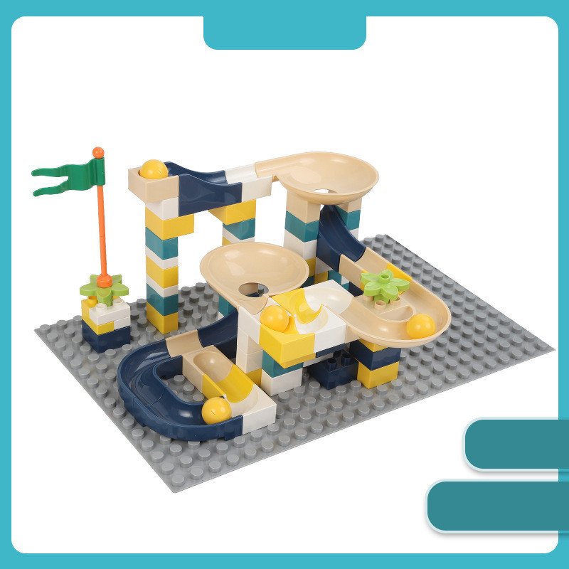 Kids' Ball Drop Maze Building Blocks: Educational Chute Race Track Toy - Image 6