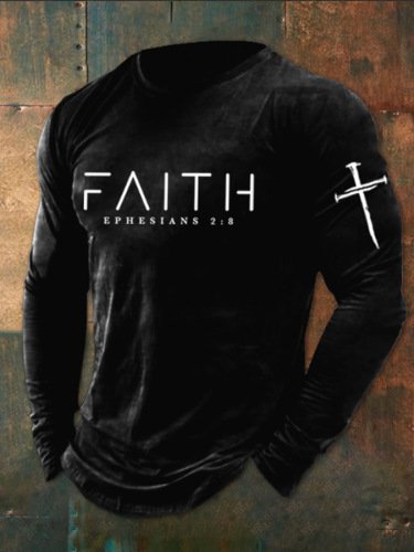 Mens Casual Long Sleeve Shirt | Custom Round Neck Summer Pullover - Image 8