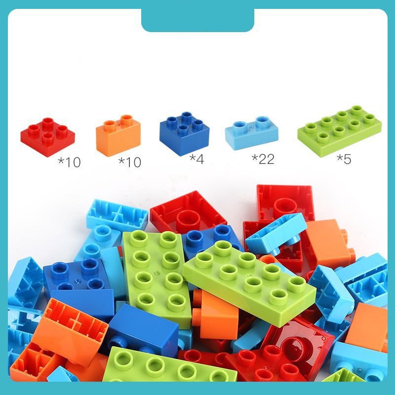 Kids' Ball Drop Maze Building Blocks: Educational Chute Race Track Toy