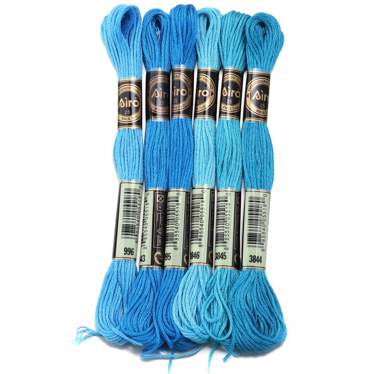 Polyester Embroidery Thread: Rainbow Multi-Color Cross Stitch Floss - Image 7