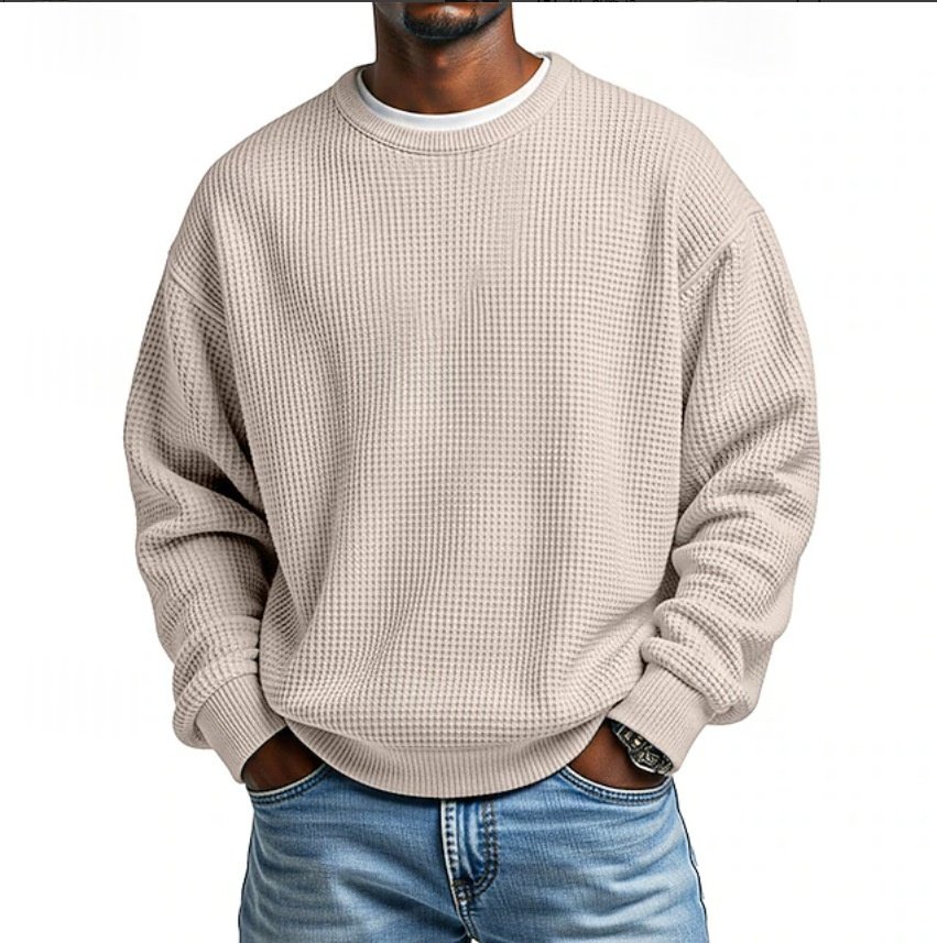 Mens Casual Relaxed Fit Sweatshirt | Fashionable Simple Pullover - Image 7