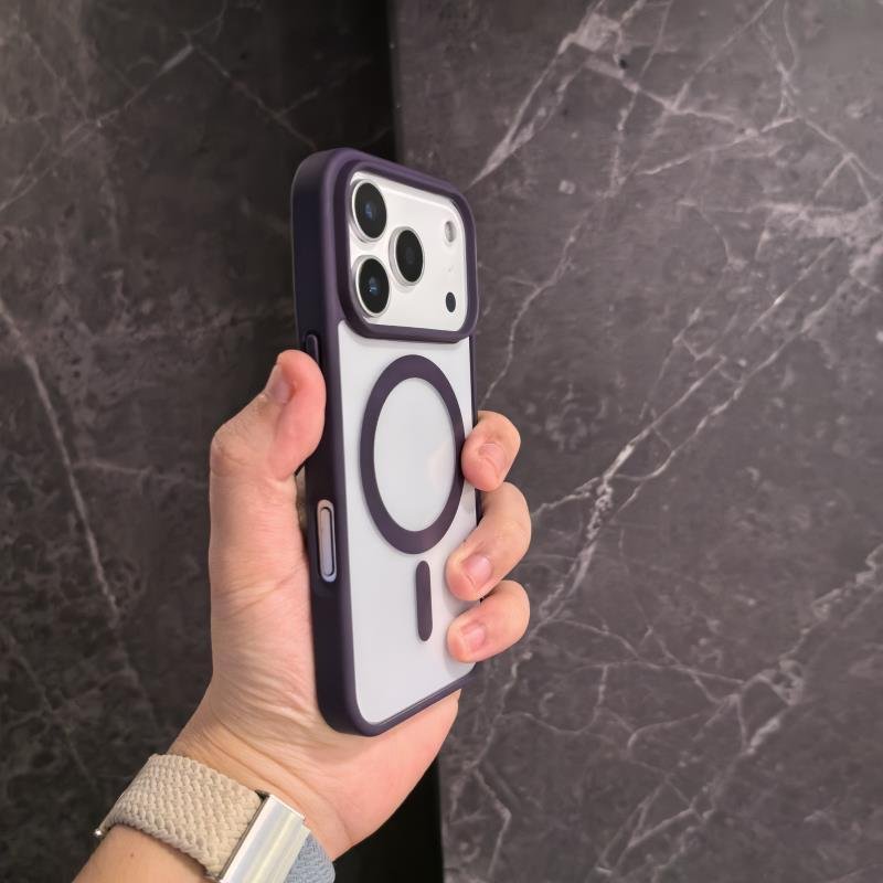 Non-yellow Transparent Magnetic Ultra-thin Drop-resistant Phone Case for iPhone 15 16 17 Pro Max - Image 7