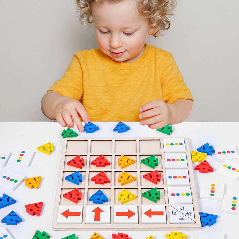 Logic Direction Thinking Puzzle Board Game: Kids' Educational Maze Toy