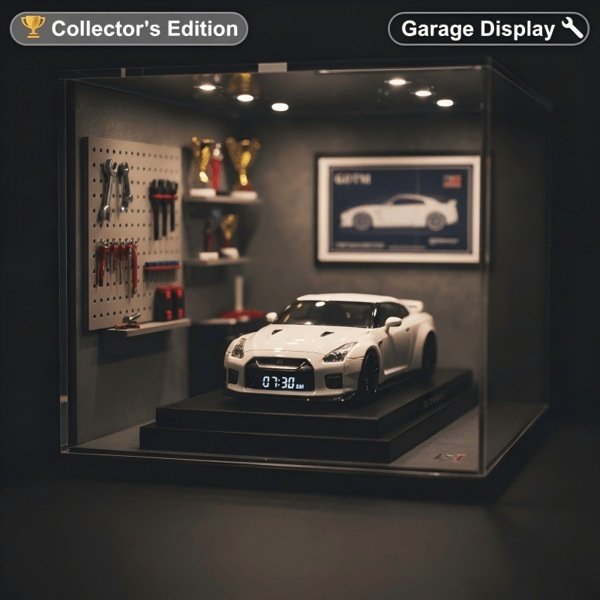 Supercar Engine Alarm Clock with Lifelike Sounds & LED Lights - Image 2