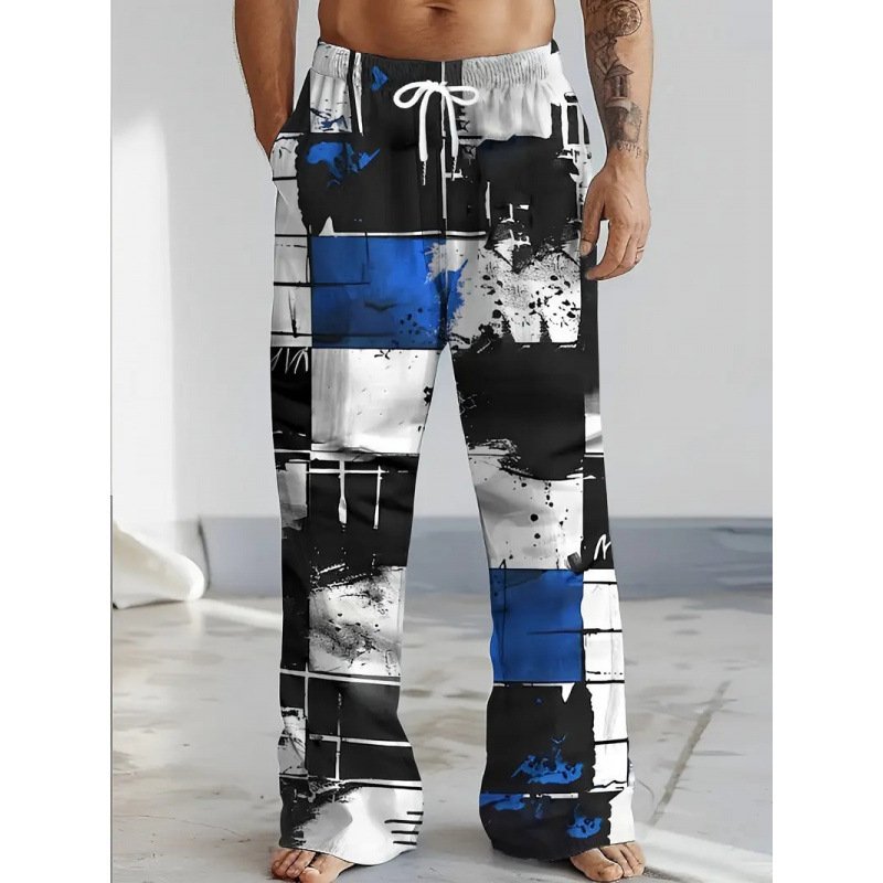 Men's Wide Leg Cargo Pants | Loose Fit Casual Trousers - Image 7