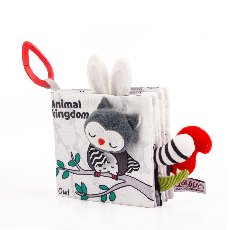 Newborn Visual Training Cloth Book: Early Learning Activity Soft Book - Image 4
