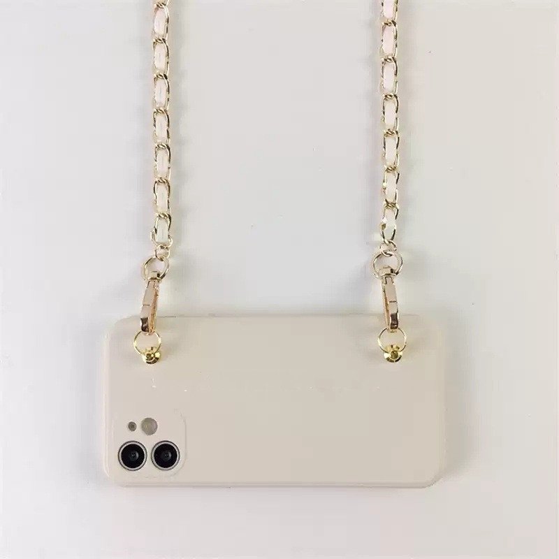 Crossbody Chain iPhone Case for iPhone 14 13 12 11 Pro Max X XR 7 8 Plus | Soft Silicone Lanyard Cover - Image 4
