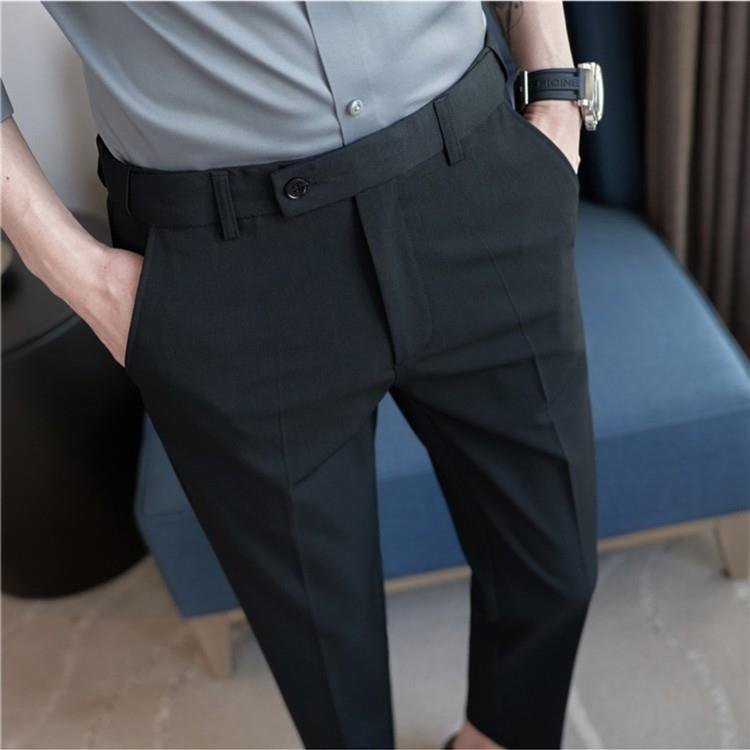 Men's Stretch Waist Casual Suit Trousers | Wrinkle-Resistant Pants - Image 6