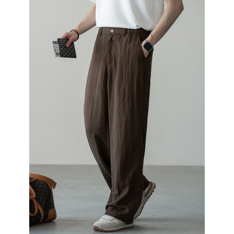 Breathable Textured Casual Pants For Men - Image 8
