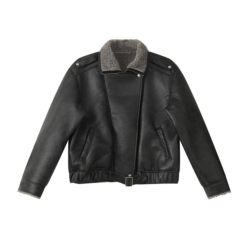 Men's Winter Fur-Lined Jacket | Warm Turn-Down Collar Thickened Coat - Image 2