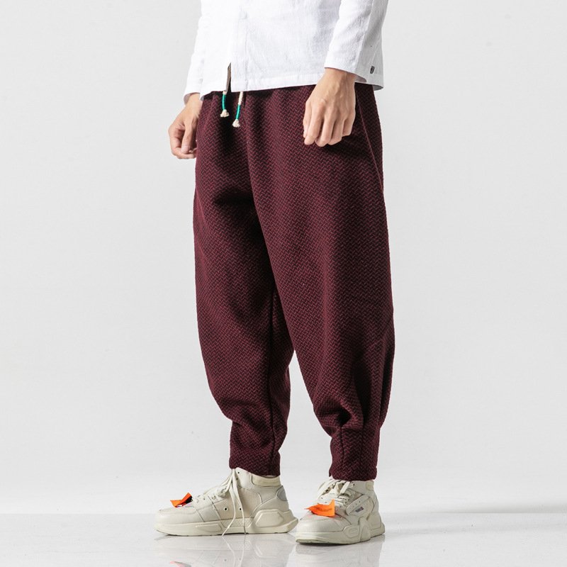 Men's Retro Wool Casual Pants | Thick Winter Trousers - Image 3
