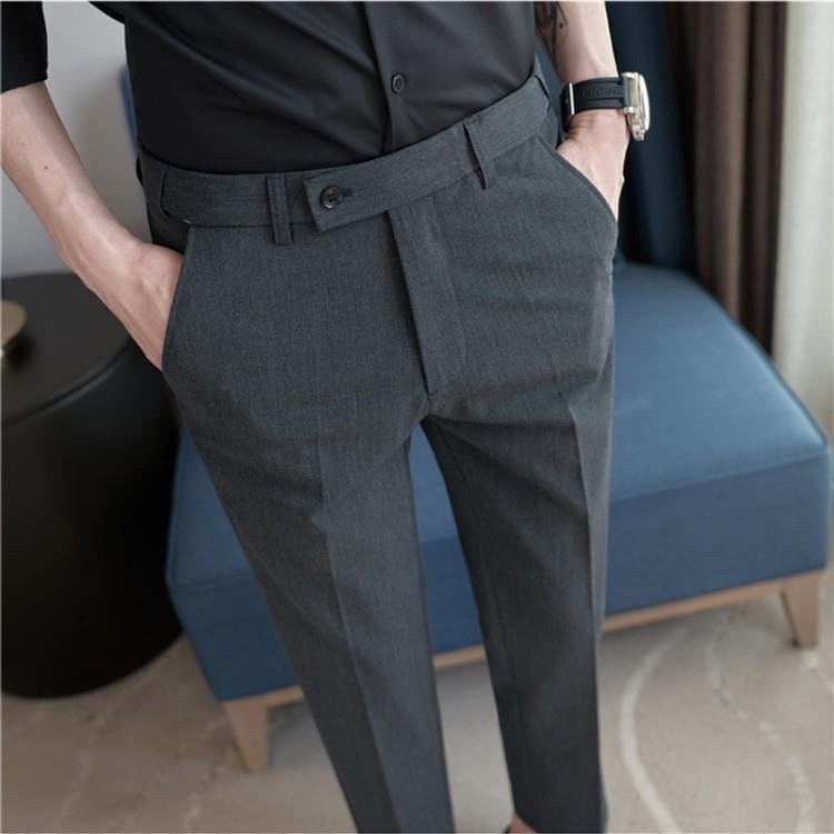 Men's Stretch Waist Casual Suit Trousers | Wrinkle-Resistant Pants - Image 7