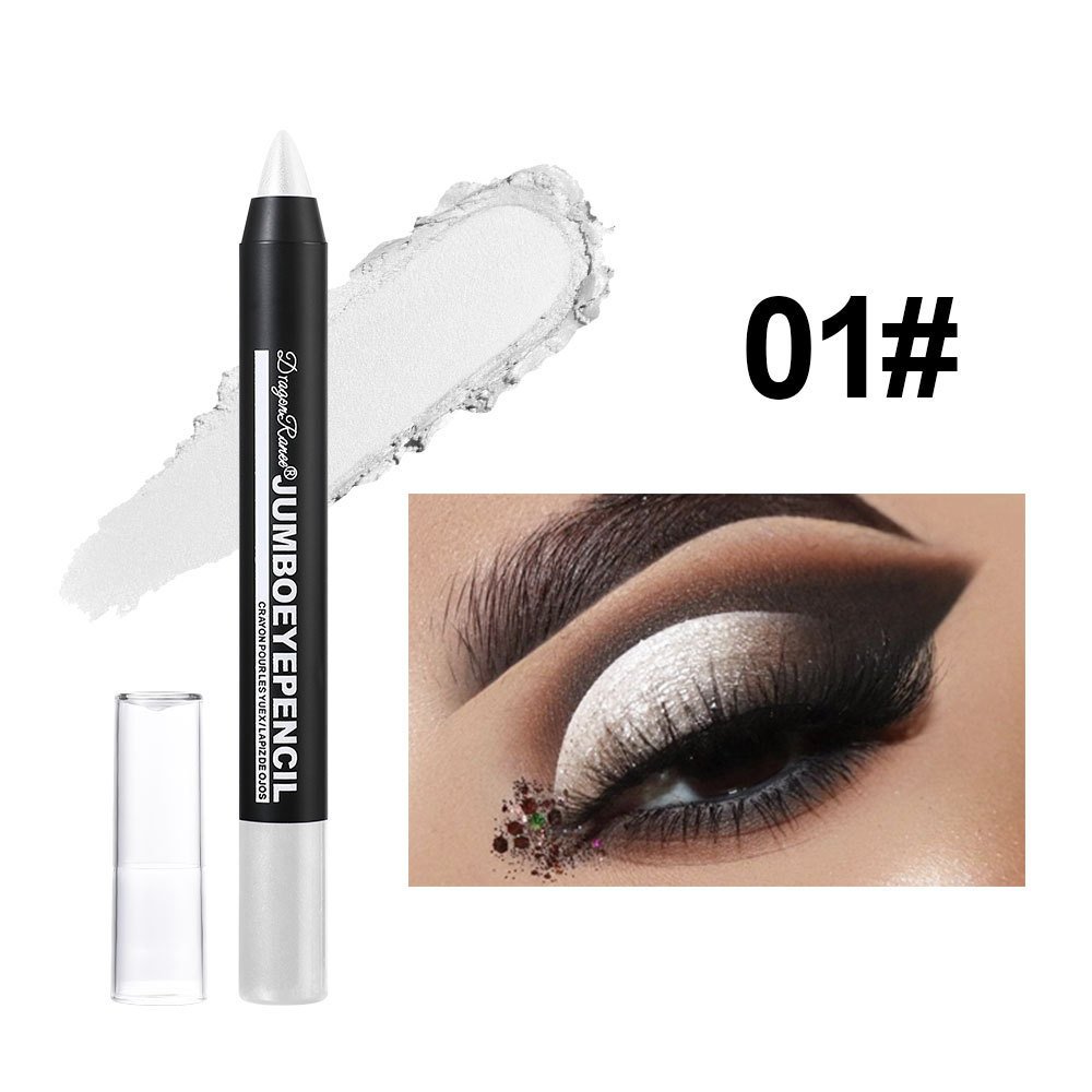 Nude Mermaid Pearl White Eyeshadow Stick | Highly Pigmented Waterproof Shimmer Eye Liner Pen - Image 2