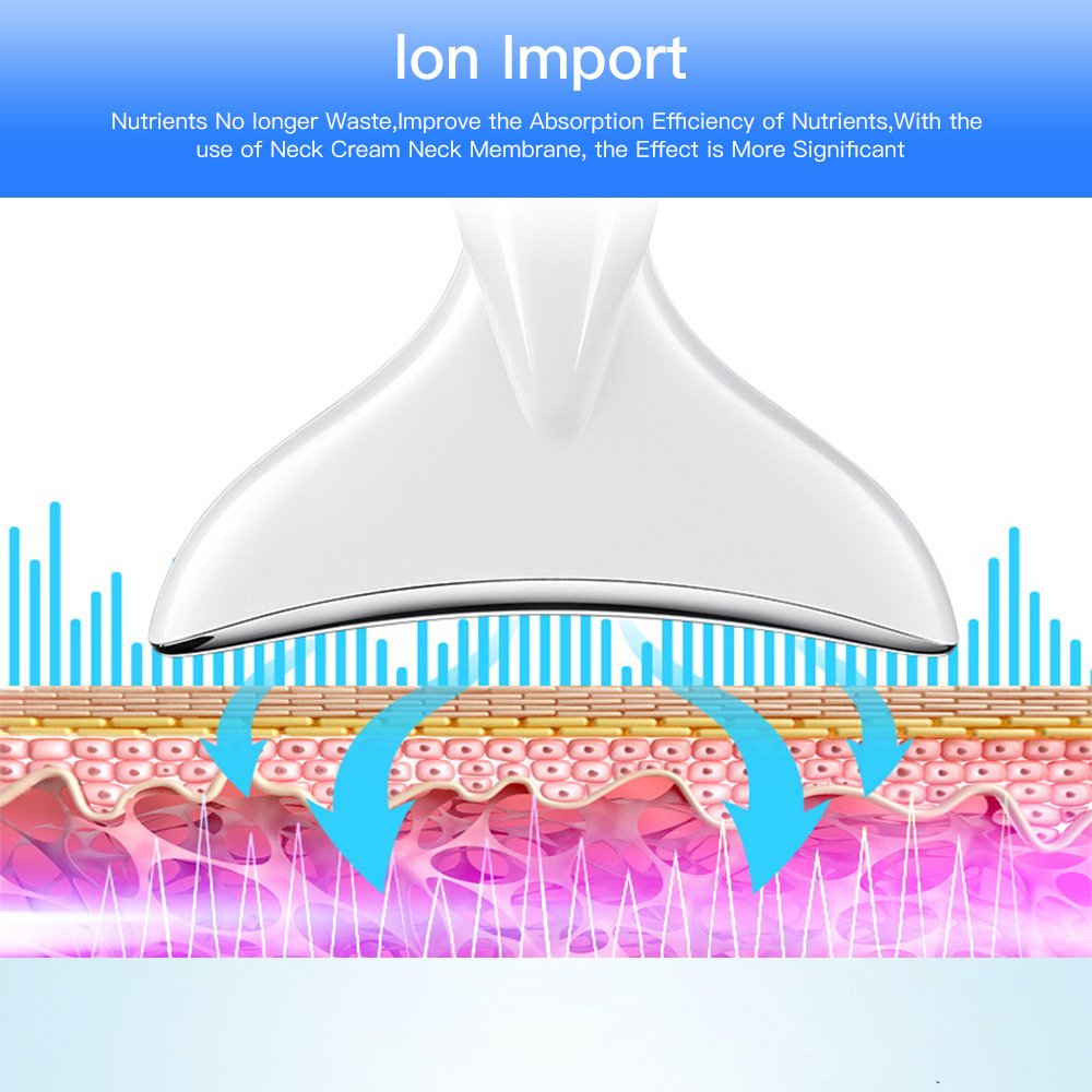 EMS Microcurrent Neck & Face Lifting Device | 3-Color LED Photon Therapy - Image 3