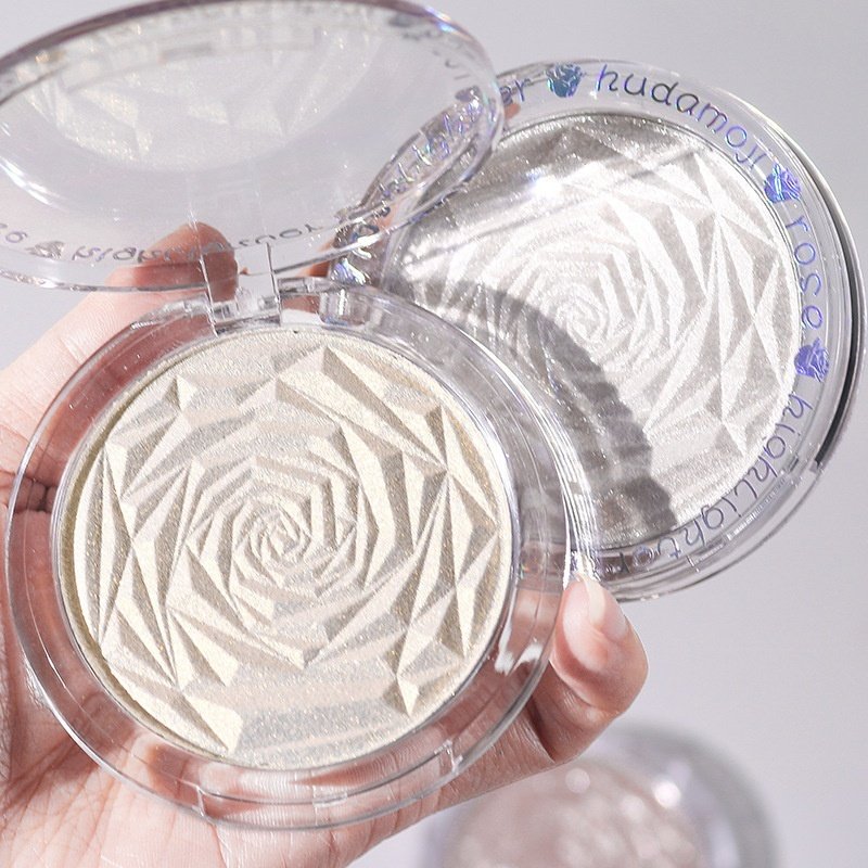 4-in-1 Face Highlighter & Contour Palette | Pearlescent Glitter Eyeshadow & Brightening Powder