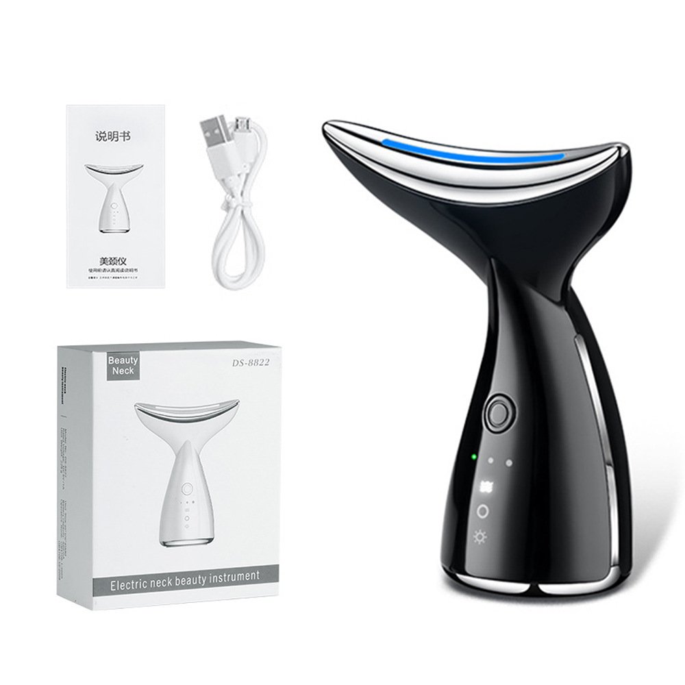 EMS Microcurrent Neck & Face Lifting Device | 3-Color LED Photon Therapy - Image 2