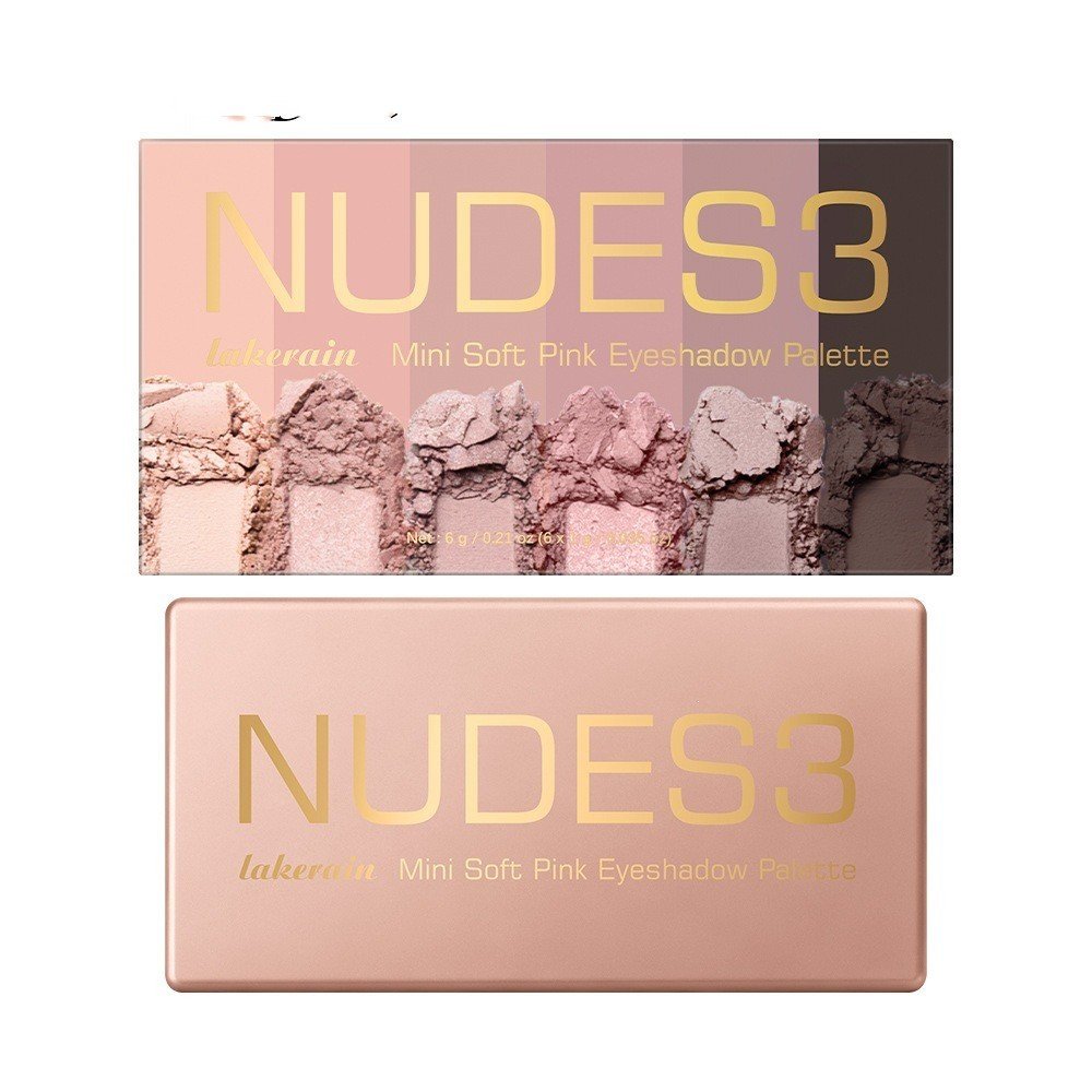 6-Color Mini Eyeshadow Palette | Highly Pigmented Matte & Shimmer Eye Makeup Kit - Image 5