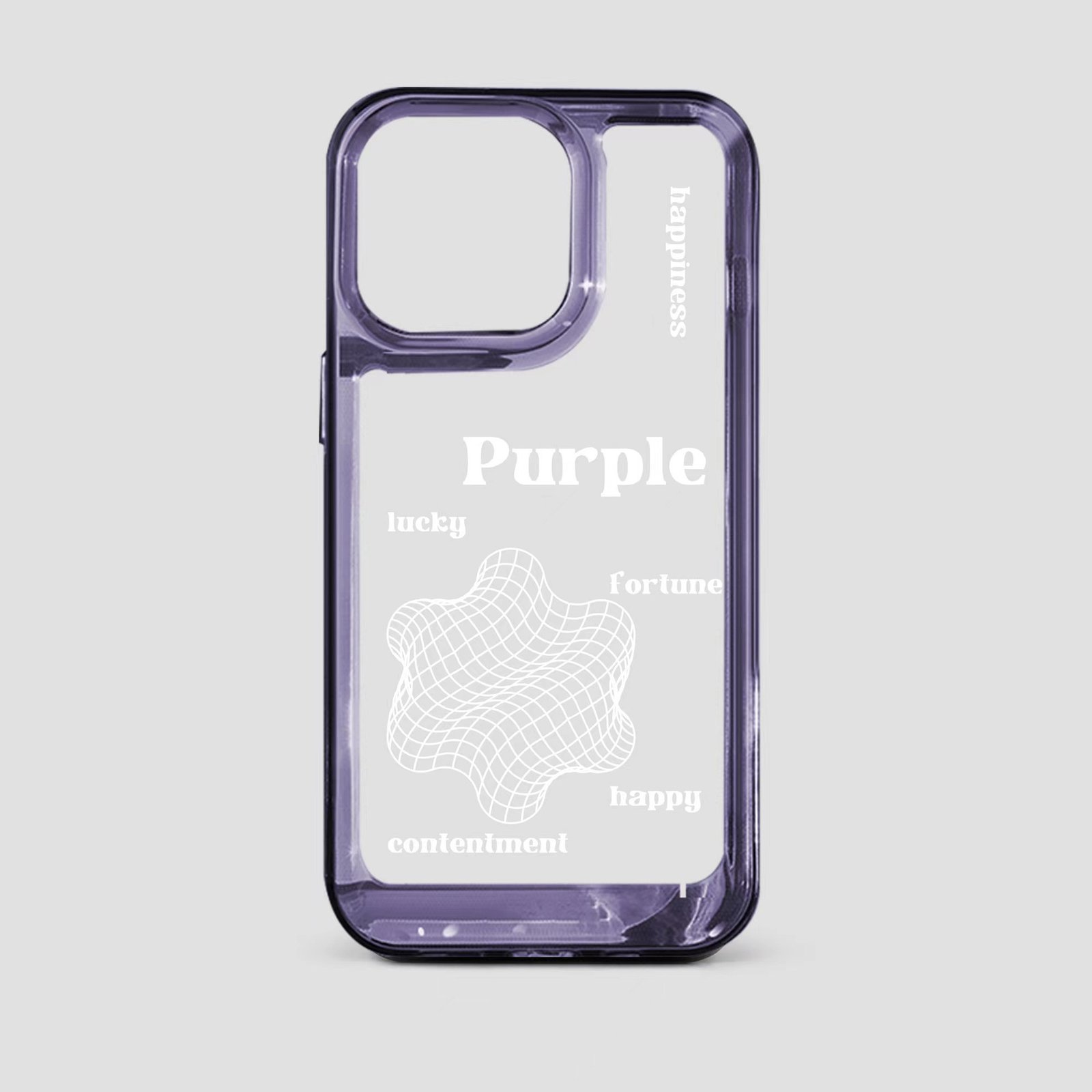 Dark Purple Clear Acrylic Space Case for iPhone 14 13 12 11 XR X 8 7 - Image 8