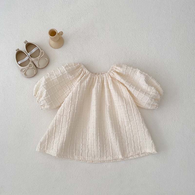 Spring & Autumn Baby Plaid Jumpsuit – Cozy Solid-Color Romper - Image 4